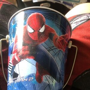 Marvel Spider-Man Blue & Red Metal Pail